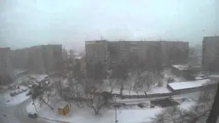 25.10.2015. В Новосибирск пришла зима