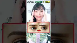 ONLY 1 EXERCISE Get Eyes More Attractive and Look Sexier   #foxeyes #foxeye #browlifting #eyelift