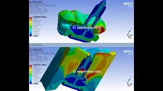 Rocket Exhaust Plume Impacting Water Surface Creates Ripples - ANSYS Workbench Explicit Dynamics