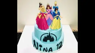 Disney Prinzessinnen Torte / Disney Prinzessin cake / Торт Принцессы диснея / Torta princesas Disney