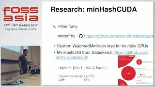 Machine Learning for source code analysis - Alexander Bezzubov - FOSSASIA Summit 2017