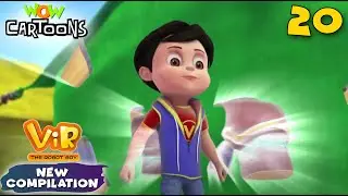 Vir The Robot Boy in Hindi: New Compilation 20| Animated Series | Wow Cartoons