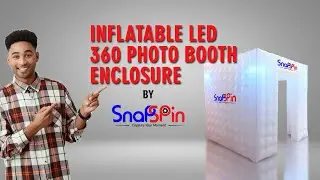SnapSpin's LED Inflatable Cube Photo Booth