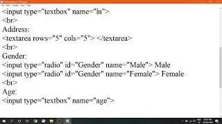 How to create an admission form in HTML