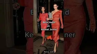 Bella Hadid or Kendall Jenner ( which one is your favorite 🖤) #shorts #model #supermodel
