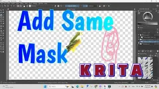 KRITA. How To Copy And Add The Same Filter Mask To Another Layer | Let`s Do Tech | Krita Tutorials
