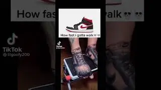 How fast I gotta walk💀💀 #sneakers #jordans #nike #shoes