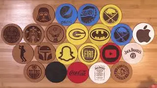 How to manufacture Coasters with VANK UV laser marking machine