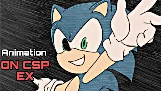 Reanimating the intro from Sonic Next Saga on CLIP STUDIO PAINT EX