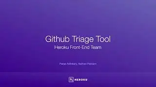 Salesforce~Heroku Demo Presentation