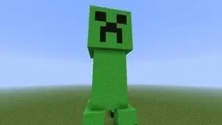 Minecraft. дом в крипере