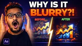 How to fix blurry shape and graphics in After Effects | After Effect Tips and Tricks