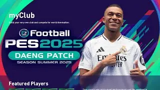 EFOOTBALL PES 2025 DAENG PATCH SUMMER SEASON PS4 HEN