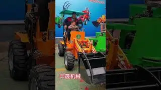 The agricultural household small loader has a load capacity of 400kg,which is very convenient#Loader