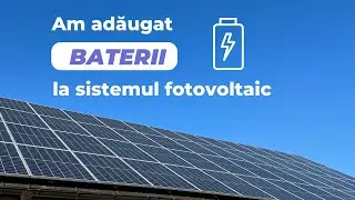 Sistem fotovoltaic hibrid cu baterii și invertoare Victron