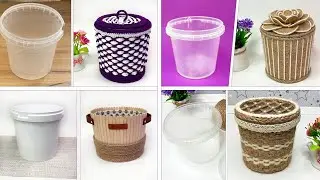 Plastic recycling // 4 cool ideas for your house from plastic buckets