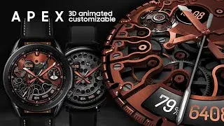[URARITY] APEX bronze - 3D animated customizable Samsung Galaxy watchface
