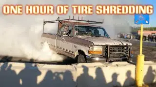 Revved up Richmond 2024 | Nonstop Tire Shredding Action - One Hour of Burnouts and Hot Rides!