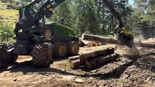 “Performance Efficiency and power: working  with JOHN DEERE 1270g harvester h425