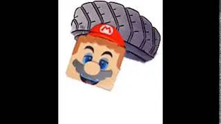 Lego Mario is a tire