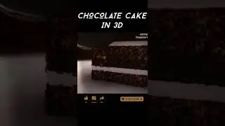 Chocolate Cake in Realflow and 3dsmax | Vray Render | After Effects Compositing #cgshorts #cg #vfx