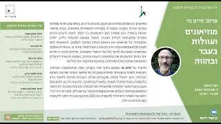 פרופ' חיים נוי, מוזיאונים ועוולות בעבר ובהווה,  יום ראשון,  26 במאי 2024,  14.00- 15.00