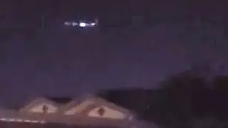 Extraño Fenómeno Lumínico en California