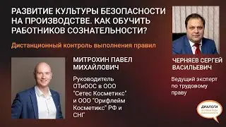 Новый проектРазвитие культуры безопасности на производстве. Как обучить работников сознательности?»