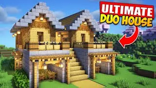 ⛏️ Minecraft : ULTIMATE Duo House 🏡 [ Build Tutorial for Survival ]