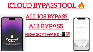 New iCloud bypass Tool ! All Models Bypass A12 ! All IOS Bypass 