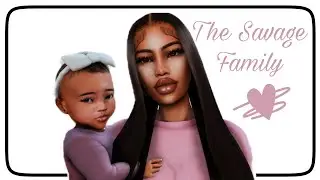 Sims 4 CAS || The Savage Family + CC Folder & Sim Download