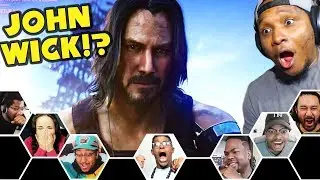 Reactors Reaction To Keanu Reeves EPIC Reveal In Cyberpunk 2077