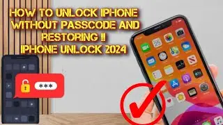 How to unlock iPhone without passcode and restoring !! iPhone Unlock 2024