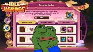 IDLE HEROES - ROMANCE RIDDLES EVENT - ALL THE PAIRS