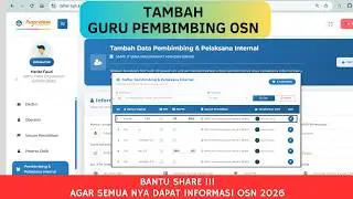 HOW TO ADD AN OSN SUPERVISOR ON THE OSN REGISTRATION WEB | IMPORTANT, DON'T MISS IT