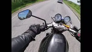Поездка на SUZUKI GSF400 Bandit в Находку с общим пробегом в 114км.