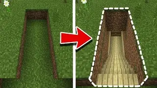 MINECRAFT СЕКРЕТНЫЙ БУНКЕР ПОД ЗЕМЛЁЙ? КАК ПОСТРОИТЬ? ОТВЕТ ТУТ!