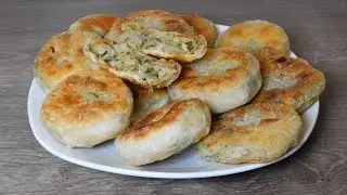 Быстрые Лепёшки с Луком и Зеленью! Вкуснятина!