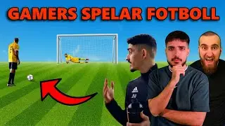 Gamers testar spela Fotboll, Vem Vinner?