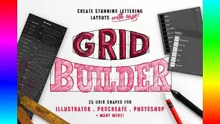 Procreate Brush Set: Grid Builder - Layout Composer