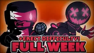 (EPILEPSY WARNING) FRIDAY NIGHT FUNKIN' mod EVIL SKID n PUMP vs Corrupt TANKMAN FULL WEEK! (+Erect!)