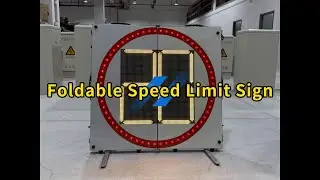 Foldable Speed ​​Limit Sign
