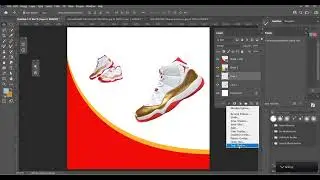 Design Shoes Poster in Adobe Photoshop CC 2021