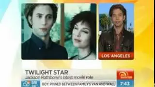 Jackson Rathbone on Sunrise - Twilight star Australian interview