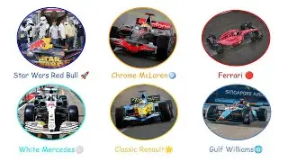 What is every F1 team's best livery?