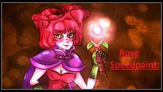 【Speedpaint】 Humanized Rose (from Plant v/s Zombies Heros)