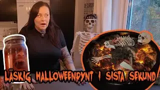 Sista minuten halloweenpynt