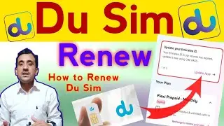 du sim renewal __ How To  Du Sim update emirates id with UAE Pass