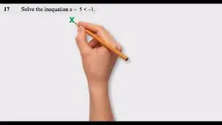 Solve the inequation