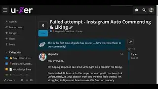 Automate commenting on and liking Instagram posts.